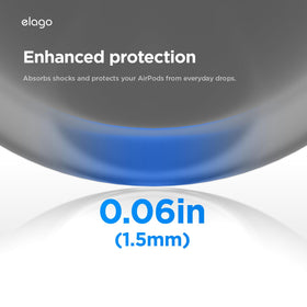 Elago Liquid Hybrid AirPods Pro 3 with lanyard for hands-free carrying