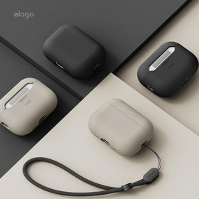 Elago Liquid Hybrid AirPods Pro 3 compact case fits pockets and bags