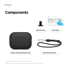 Elago Liquid Hybrid AirPods Pro 3 shock-absorb design cushions drops
