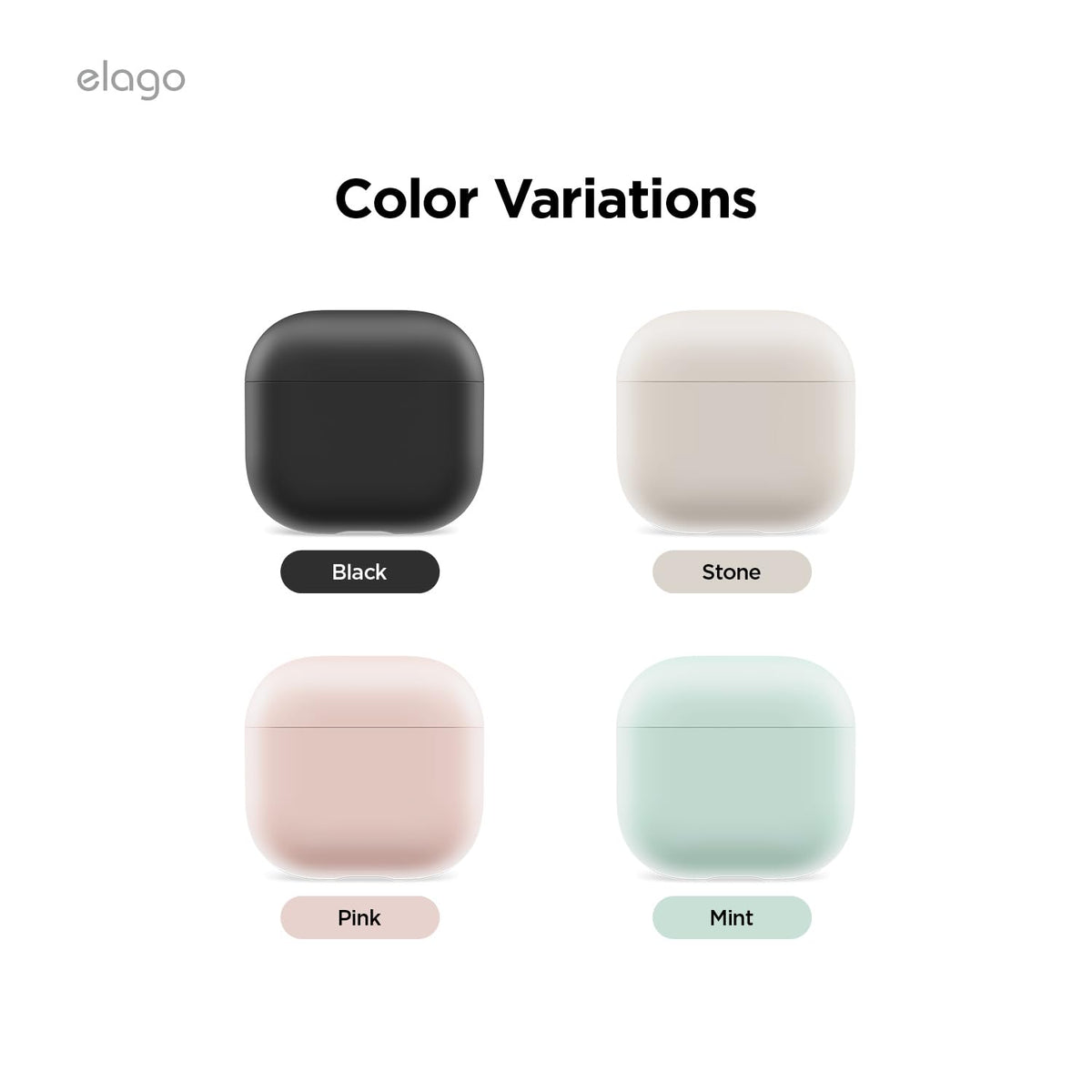 Elago Liquid Hybrid AirPods 4 Stone easy cleaning with a quick wipe.