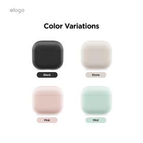 Elago Liquid Hybrid AirPods 4 Stone easy cleaning with a quick wipe.
