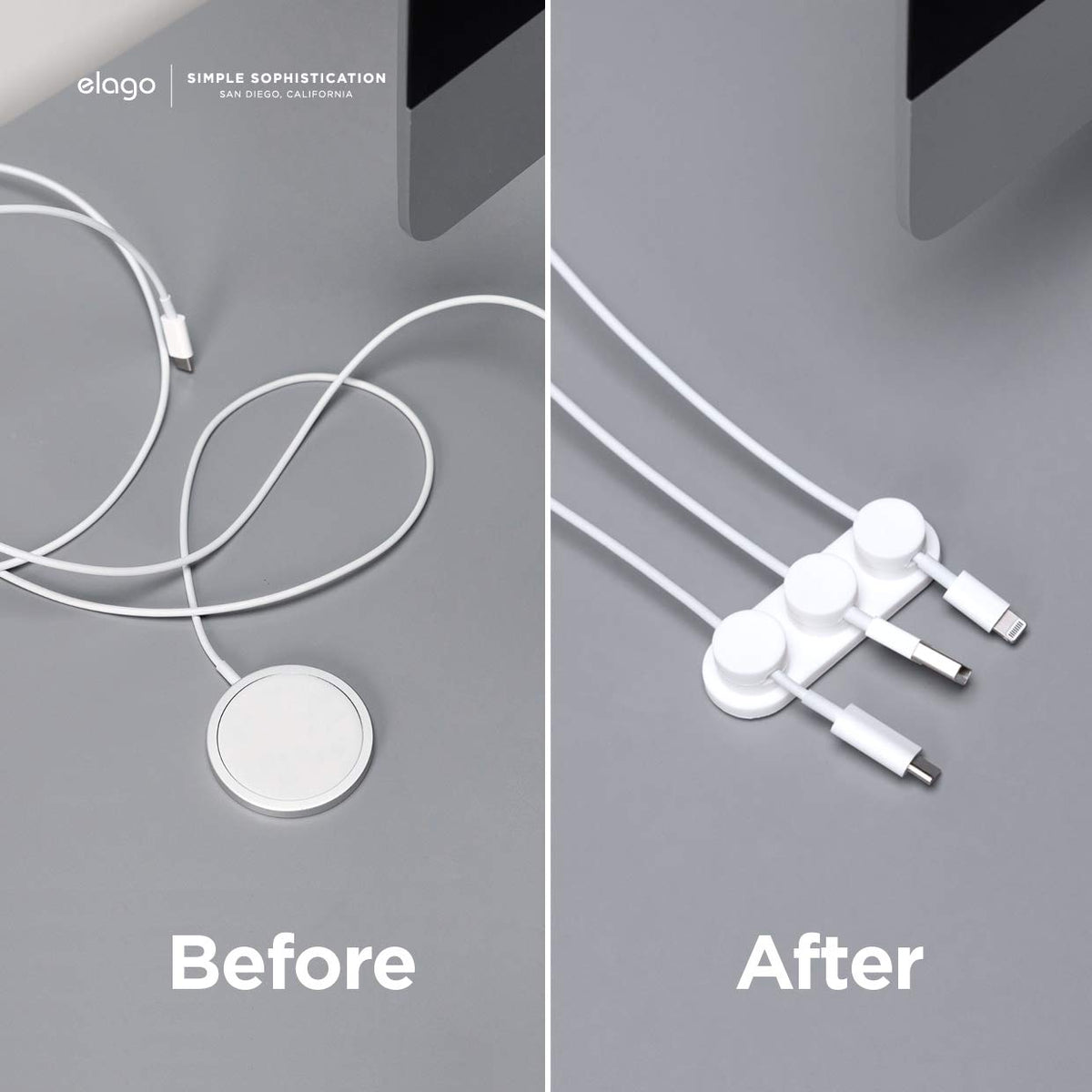 elago magnetic surface adhesion demonstrating versatile mounting options