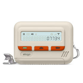 Elago Pager case for AirPods Pro 2 in white delivers reliable protection and style.