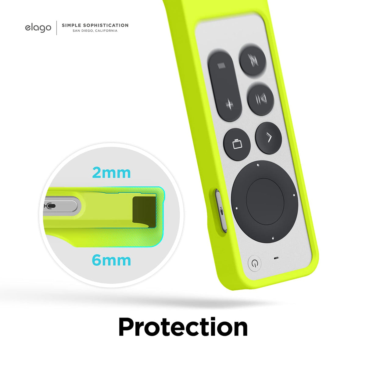 elago R1 Neon Yellow protective shell guards against drops during daily use