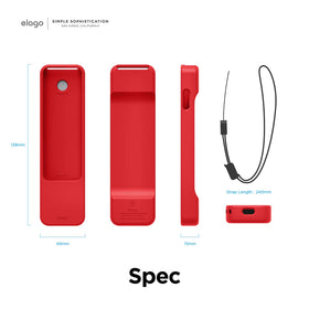 elago R1 red case enables quick attachment to metal surfaces