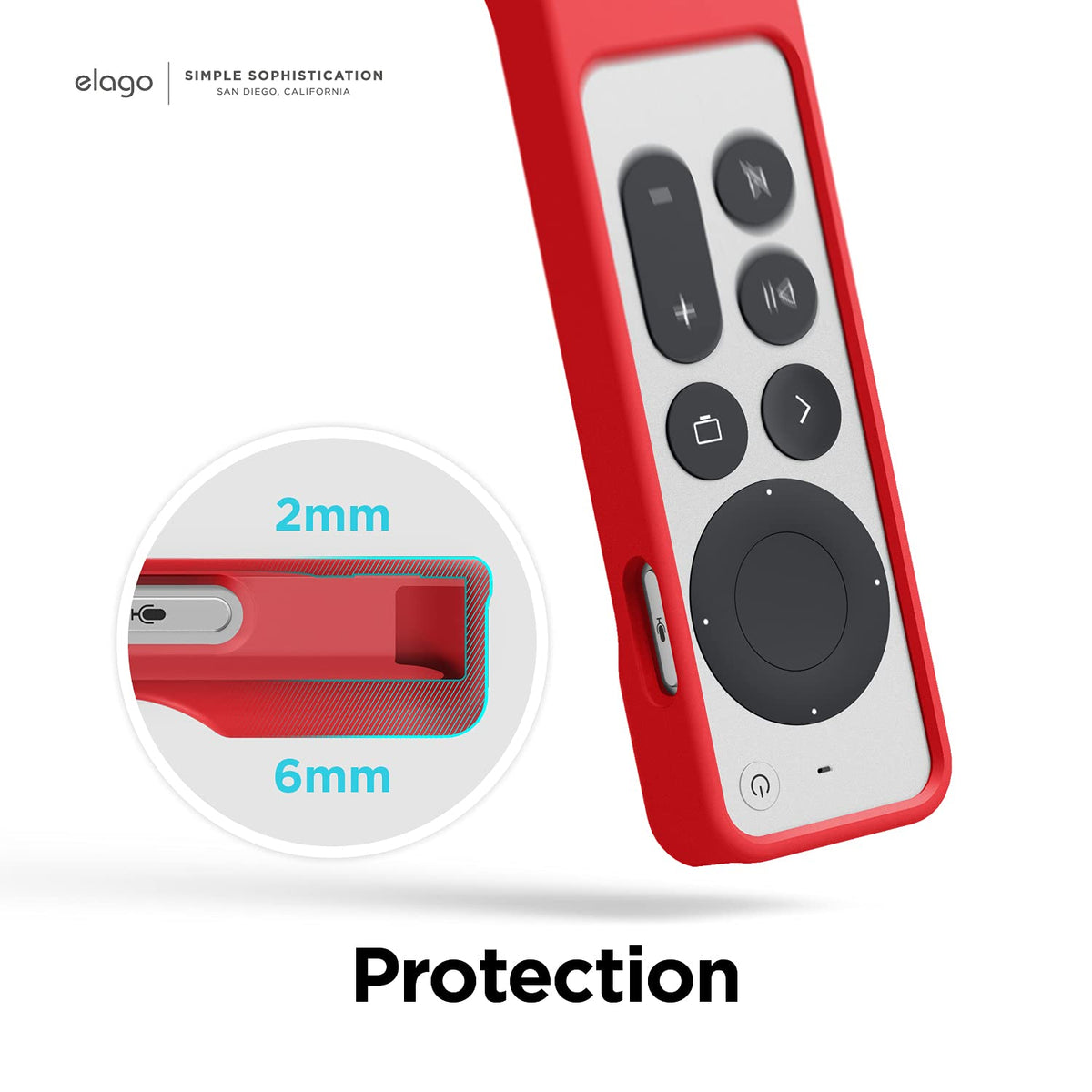 elago R1 red case provides drop protection while maintaining grip