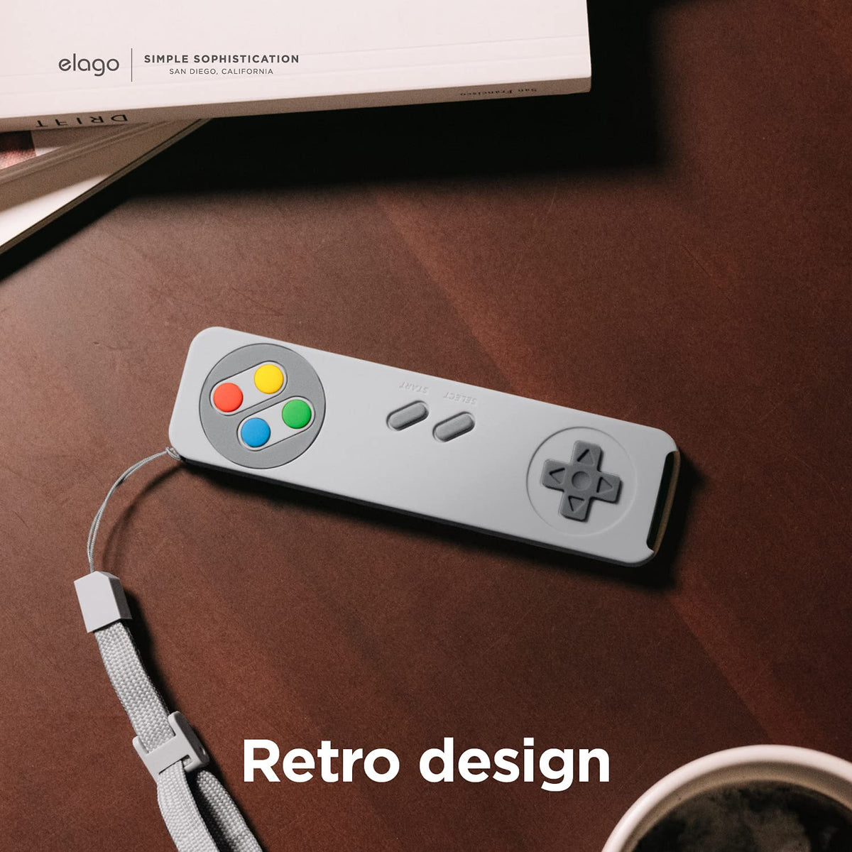 elago R4 close-up of precise button cutouts for accurate control
