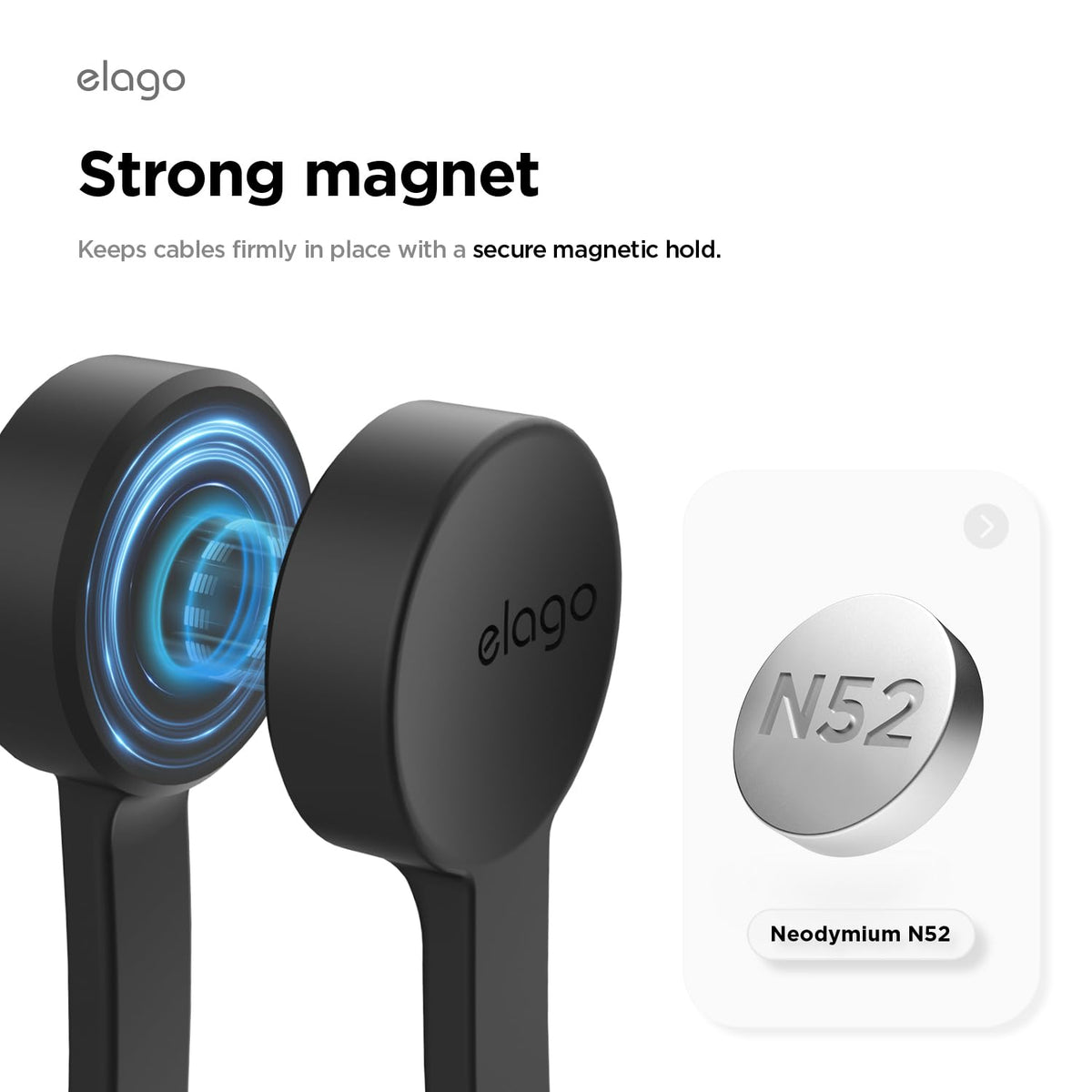 elago reusable magnetic ends keep cords tidy and reusable