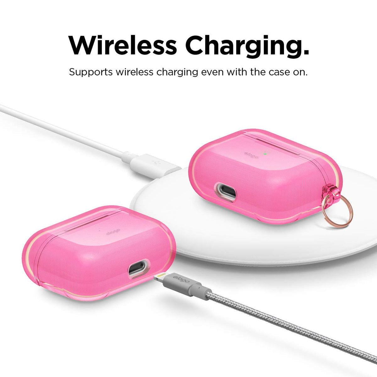 elago next to keys shows compact size and everyday portability