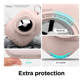elago on a bag with keyring attached showing portability and attachment ease