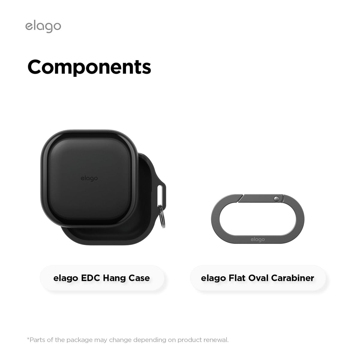 Travel-friendly EDC case clips to bags for quick access.