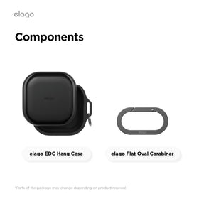 Travel-friendly EDC case clips to bags for quick access.