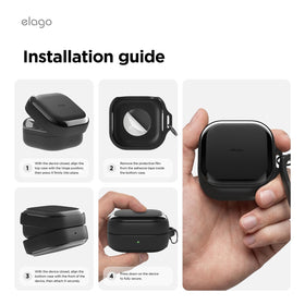 Wireless charging remains compatible while protected by the Elago case.