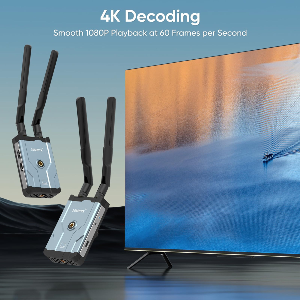 Camera-friendly design with 1/4 inch mounts for secure attachment.