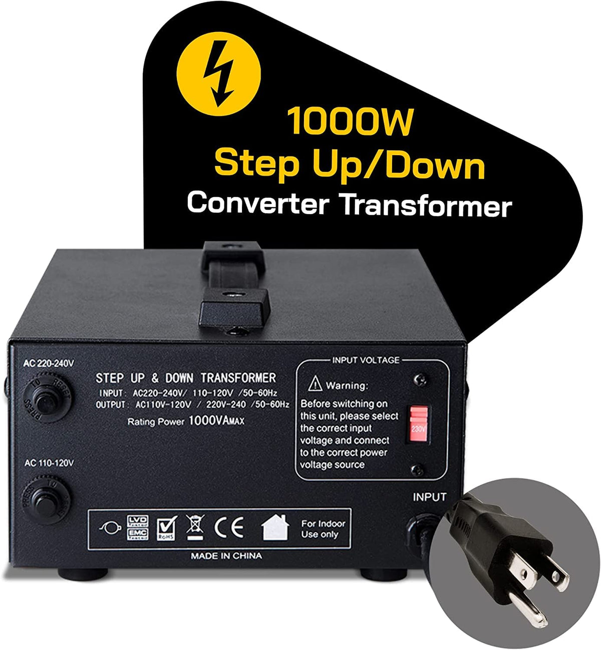 ELC T Series 1000W side profile for space-saving design in homes.