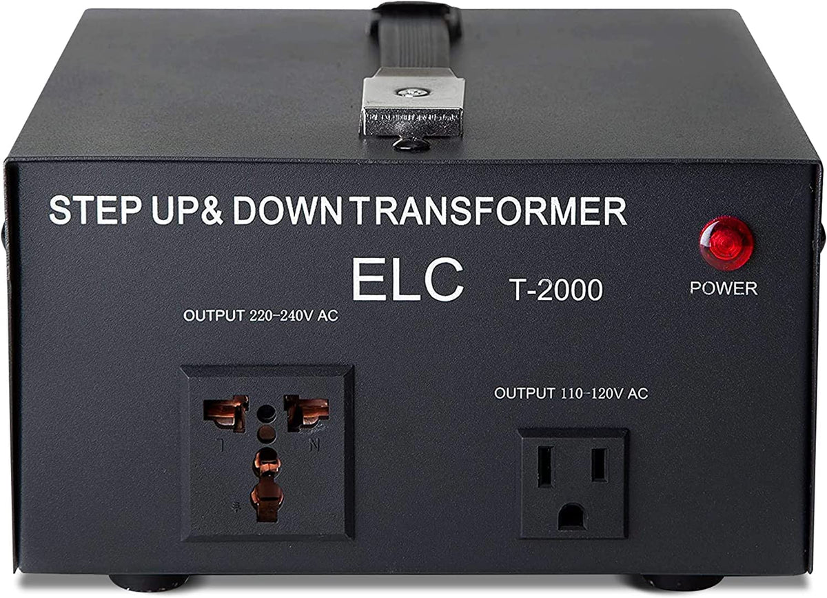 ELC front panel showing sockets and breakers, clear control access and safety