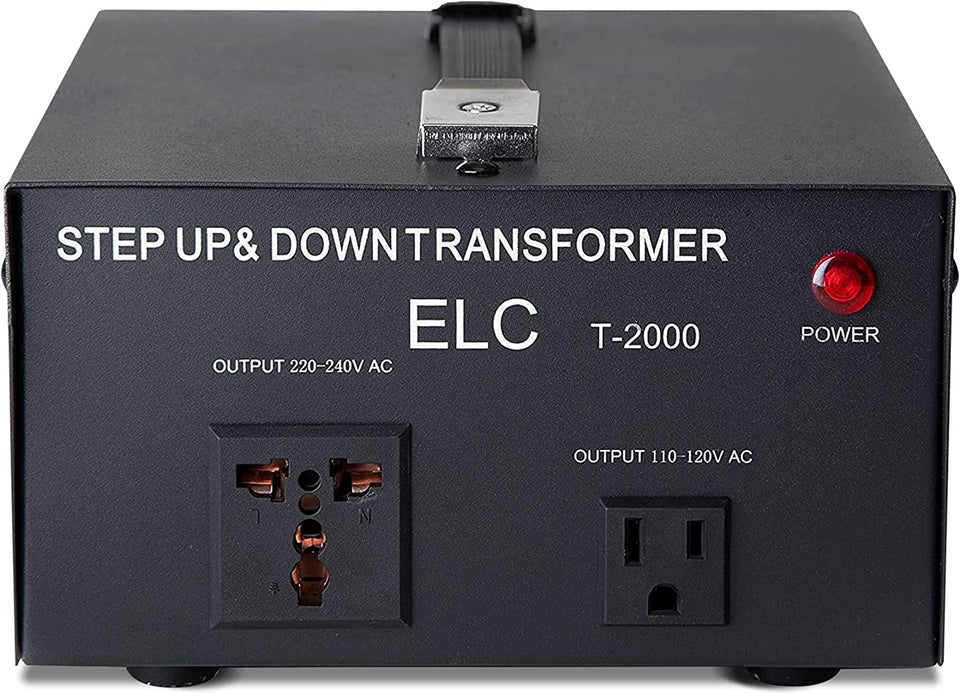 ELC front panel showing sockets and breakers, clear control access and safety