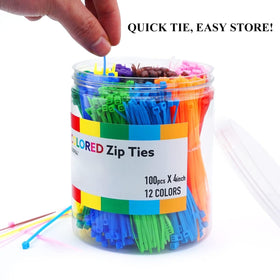 ELECALL color coded ties organize wires and crafts with ease.