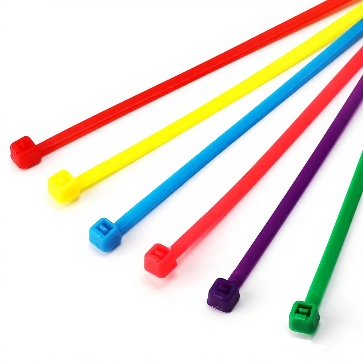 ELECALL 4in blue zip ties 80pc versatile for crafts and wires.