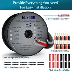 Elecan Pro Series 12ga in-wall conduit wire for discreet wiring