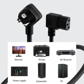 Elecan two-year warranty power cord for peace of mind.