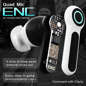 ELECBIRD G07 earbuds enabling dual connectivity between laptop and phone