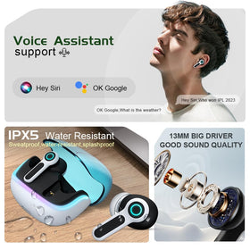 ELECBIRD G07 IPX5 rating for sweat and splash resistance during workouts