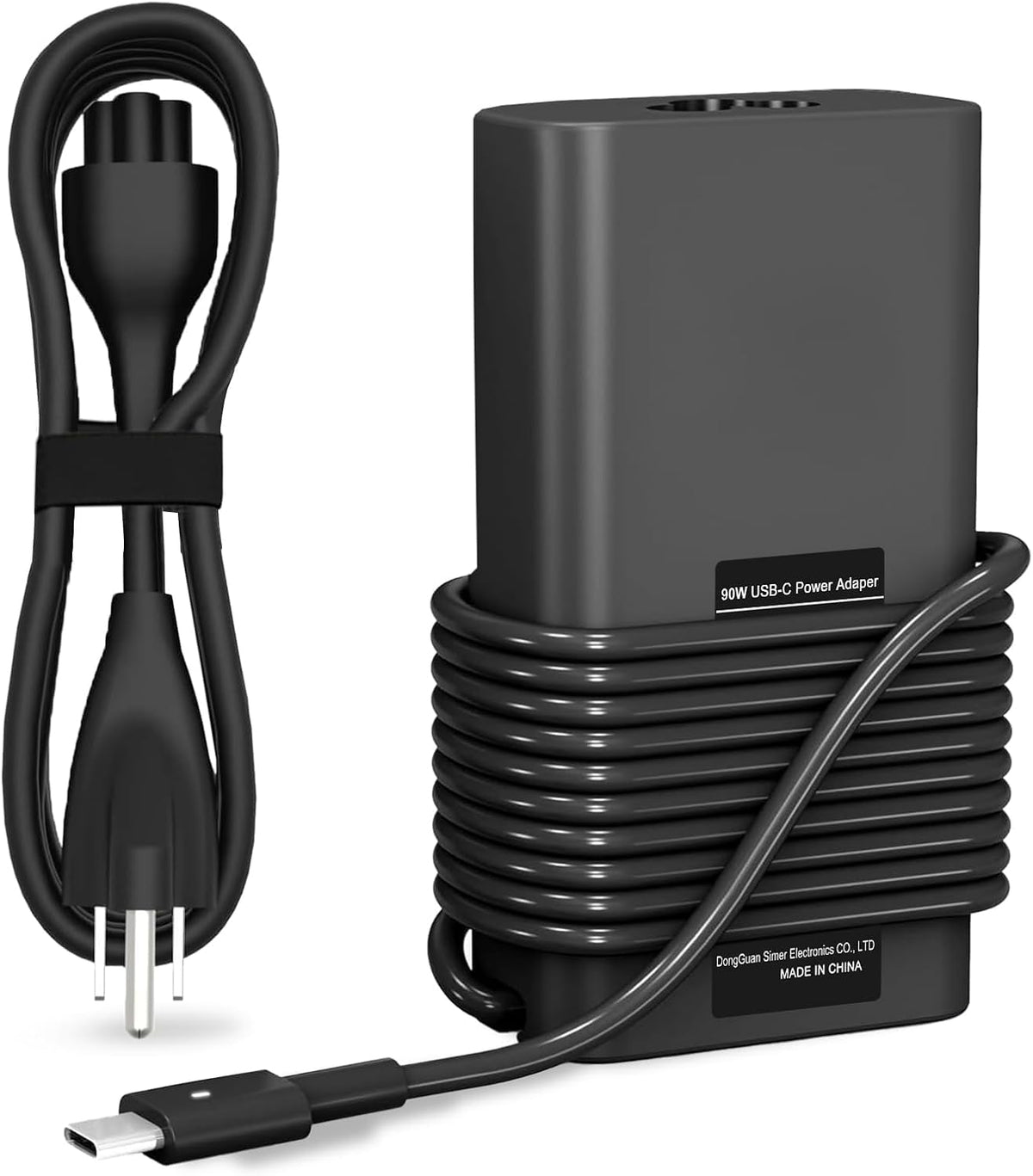ELECBRAiN slim 90W USB-C adapter for Dell XPS charges quickly and safely