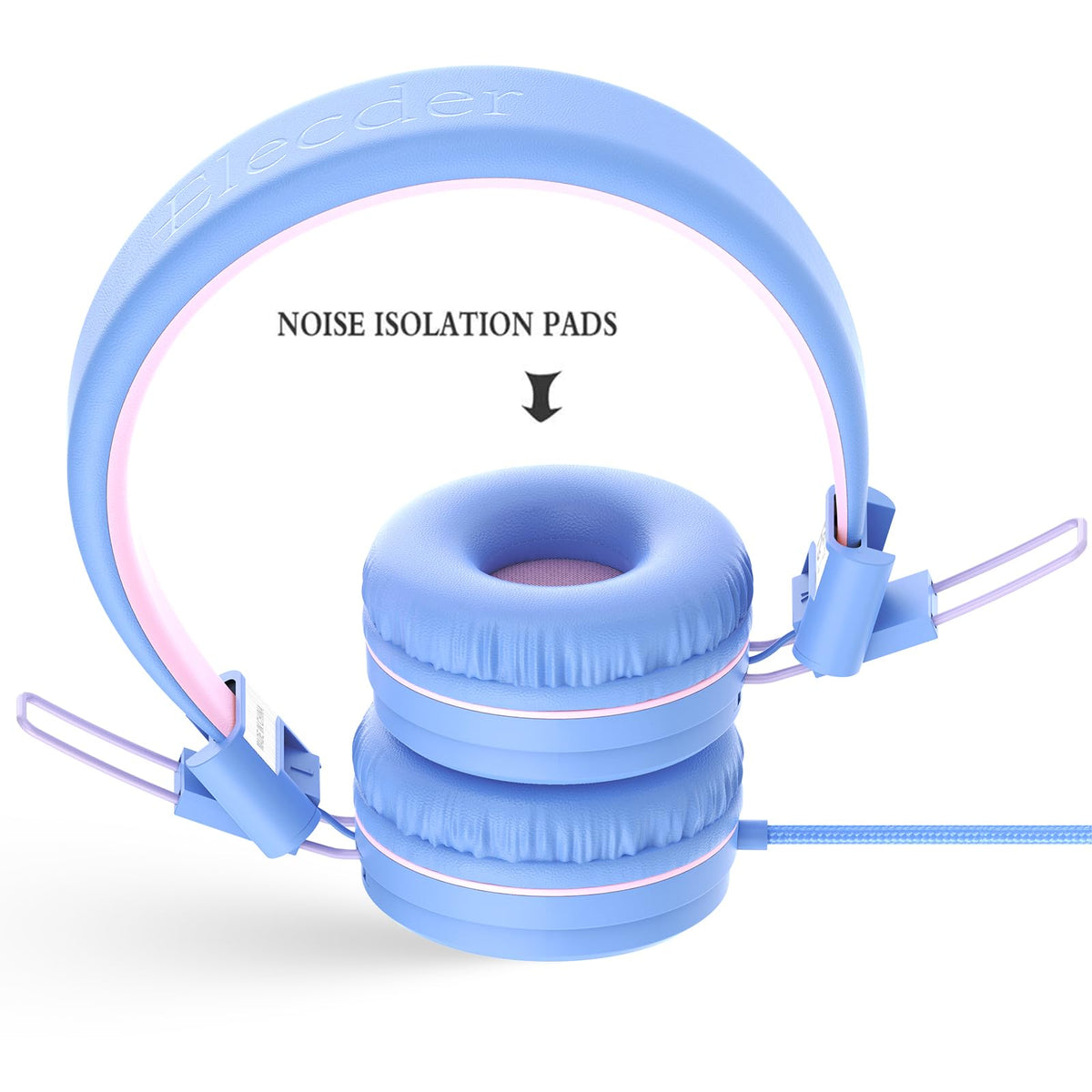 ELECDER i37 adjustable headband ensures a snug fit for growing children