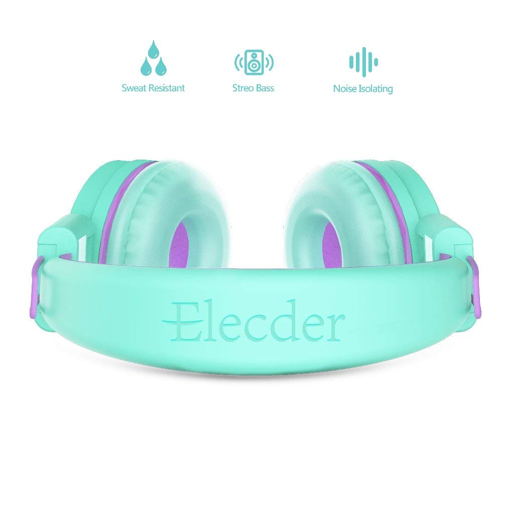 ELECDER i37 headphones with 3.5mm jack compatible with most devices
