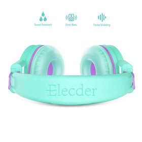 ELECDER i37 headphones with 3.5mm jack compatible with most devices