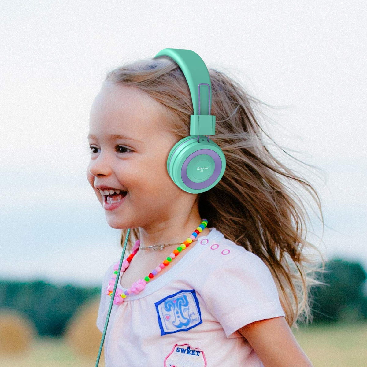 ELECDER i37 headphones with adjustable band for a comfortable fit