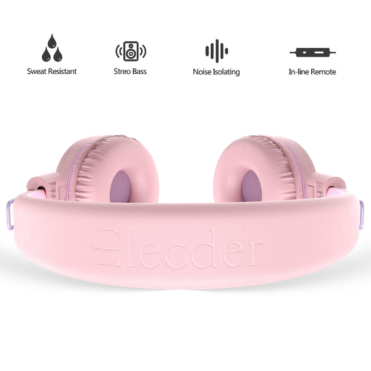 ELECDER i37 cushioned ear pads for gentle long-listening comfort