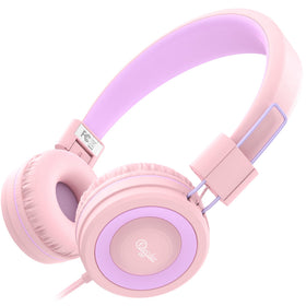 ELECDER i37 headphones folded compact for school bag storage and travel