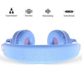 ELECDER i37 4.9 ft cord offers freedom during car rides and classroom use