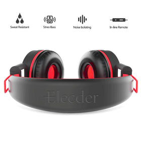 ELECDER i37 stereo sound with clear bass for videos and apps.