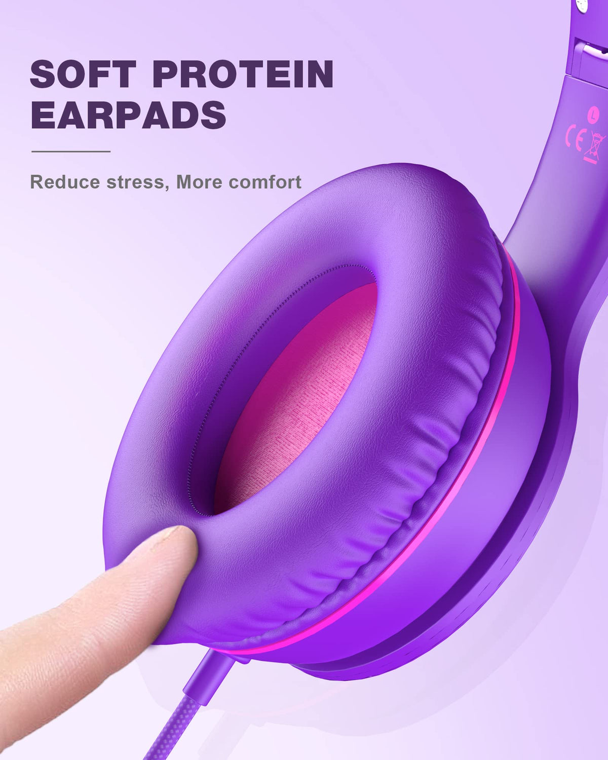 ELECDER i45 travel-friendly headphones for airplanes