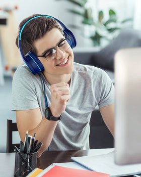 ELECDER i45 travel-friendly headphones for school and commute