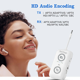 ElecMoga dual 3.5mm adapters support versatile in-flight audio setups.