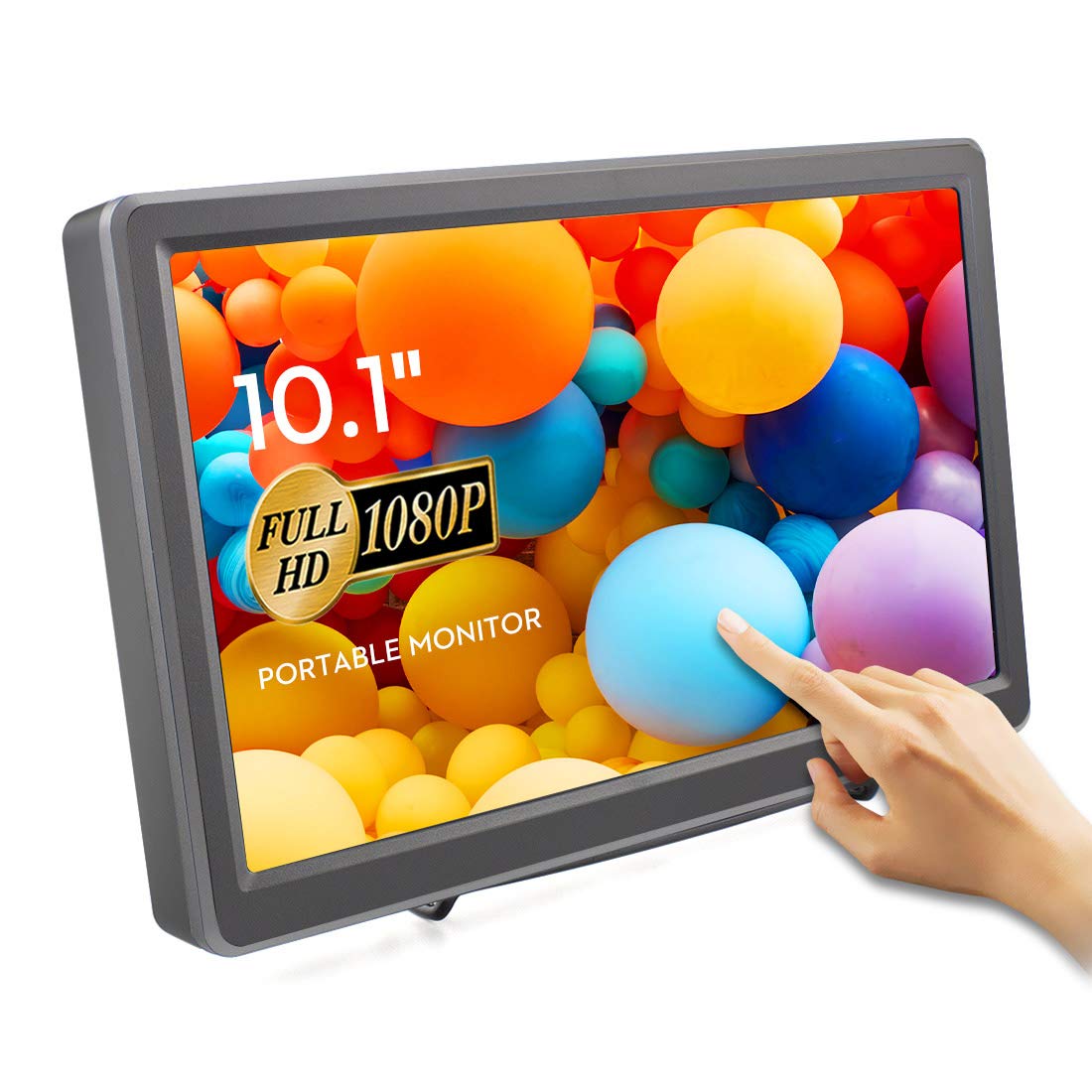 ELECROW 10.1-inch IPS touchscreen with 1080p clarity for crisp, vibrant visuals.