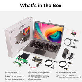 ELECROW CrowView Note compatible with Raspberry Pi, PC, Mac, and game consoles.