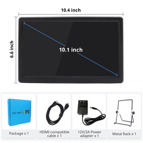 ELECROW 10.1-inch monitor ideal for portable gaming and on-the-go productivity.