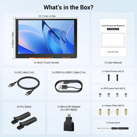 ELECROW screen playing video demonstrating intelligent scaling and sharp visuals