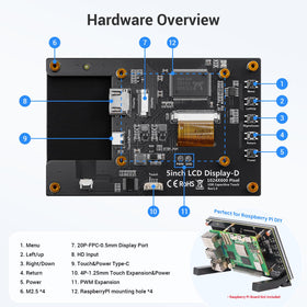 ELECROW size comparison with hand to show compact scale and portability