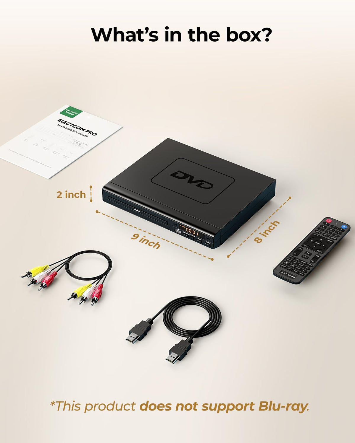 Electcom Pro disc format labels visualizing DVD CD VCD support for media compatibility