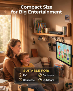 Electcom Pro connected via HDMI to HDTV showing clean picture, high-quality output