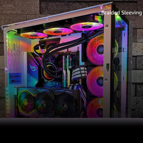 Electriduct green sleeving expands to fit connectors for easier installation.