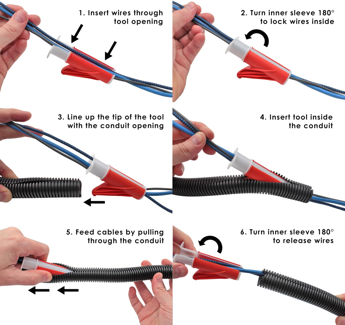Electriduct CM08 woven wrap-around for 5/16 inch sleeves, improves cable organization.