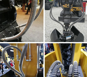 Electriduct coil wrap reinforces hoses, reducing rupture risk and wear.