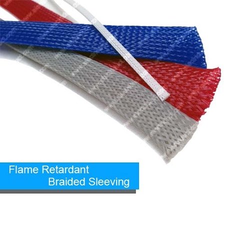 Electriduct cut end heat-sealed with shrink tubing showing fray prevention benefit